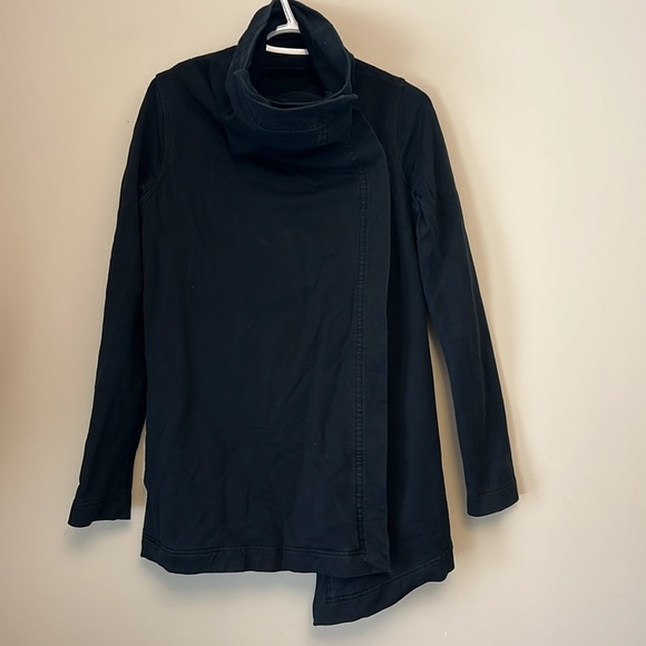 lululemon athletica Jackets & Blazers - Lululemon Black Open Front Cardigan size 4